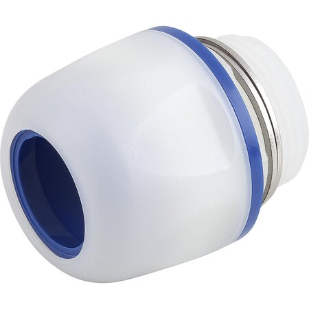 Kipp Cable Screw Hygienic Design M16X1, 5X9, H=25, Sw=22, Plastic Transparent, Comp:Tpu K1453.16151